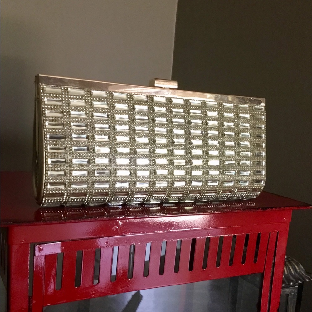 Hardbody jeweled clutch